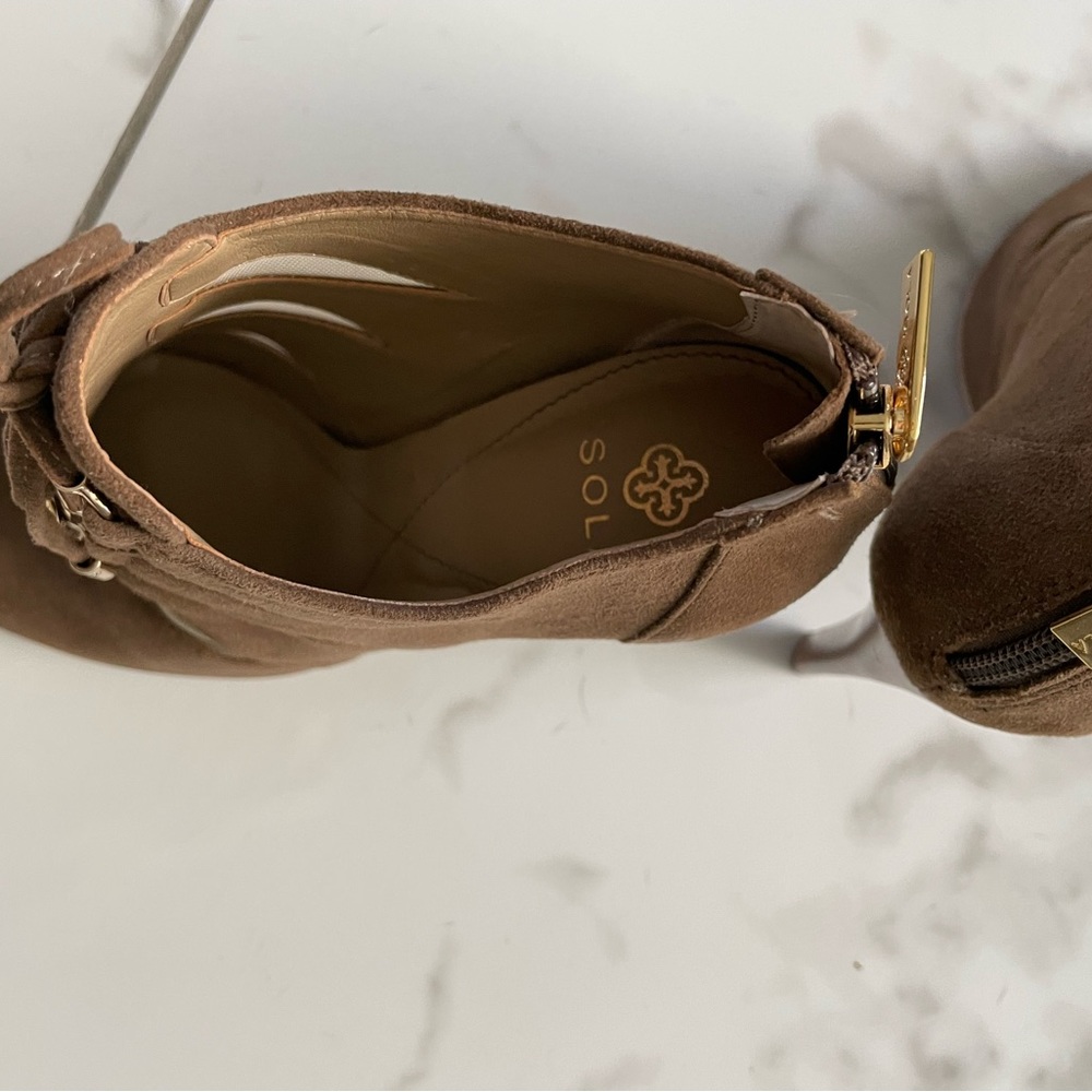 Suede Booties - Size 71/2. I Only Wore Once. - image 2